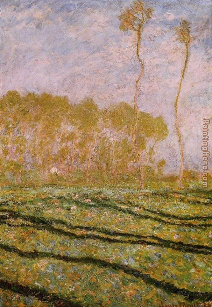 Springtime Landscape at Giverny painting - Claude Monet Springtime Landscape at Giverny art painting